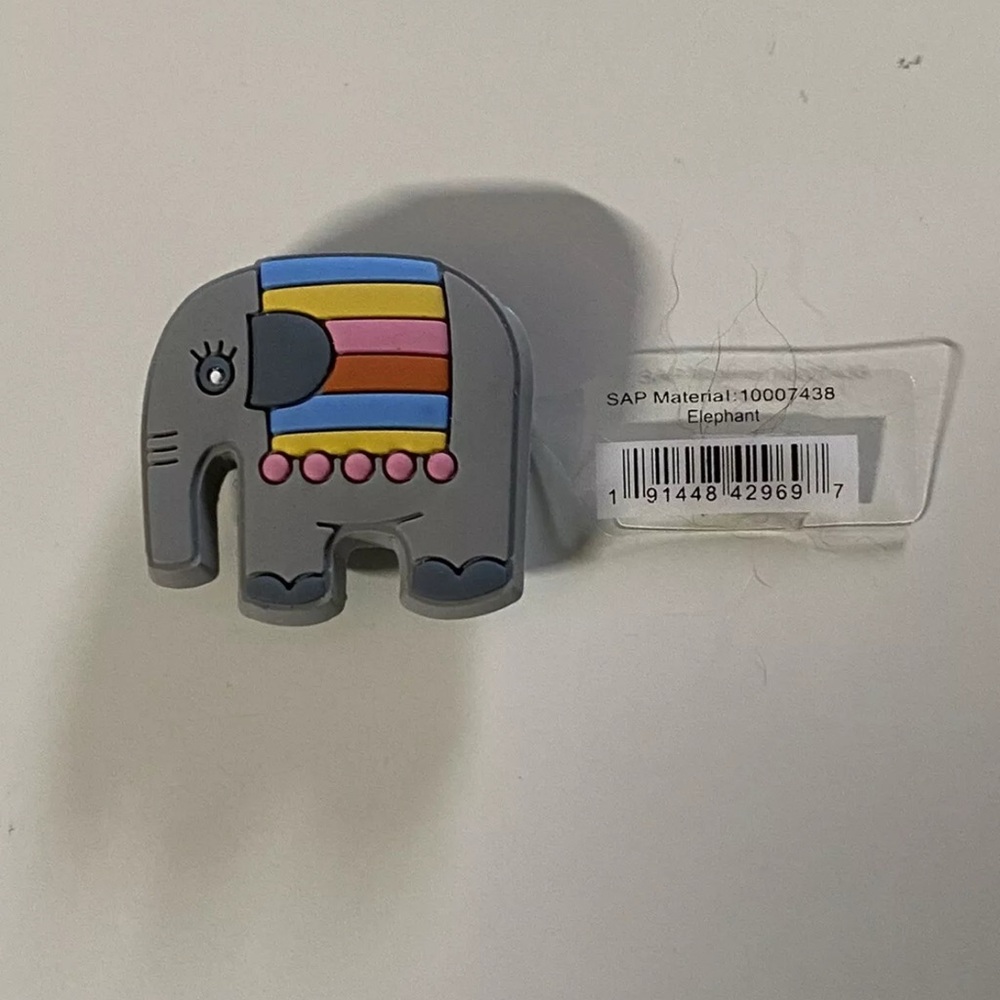 Jibbitz Crocs Charms Elephant New with Tags
